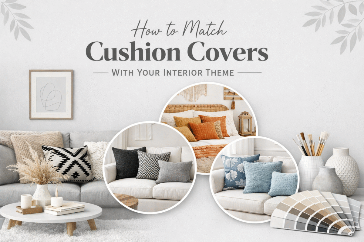 Match Cushion Covers With Your Interior Theme