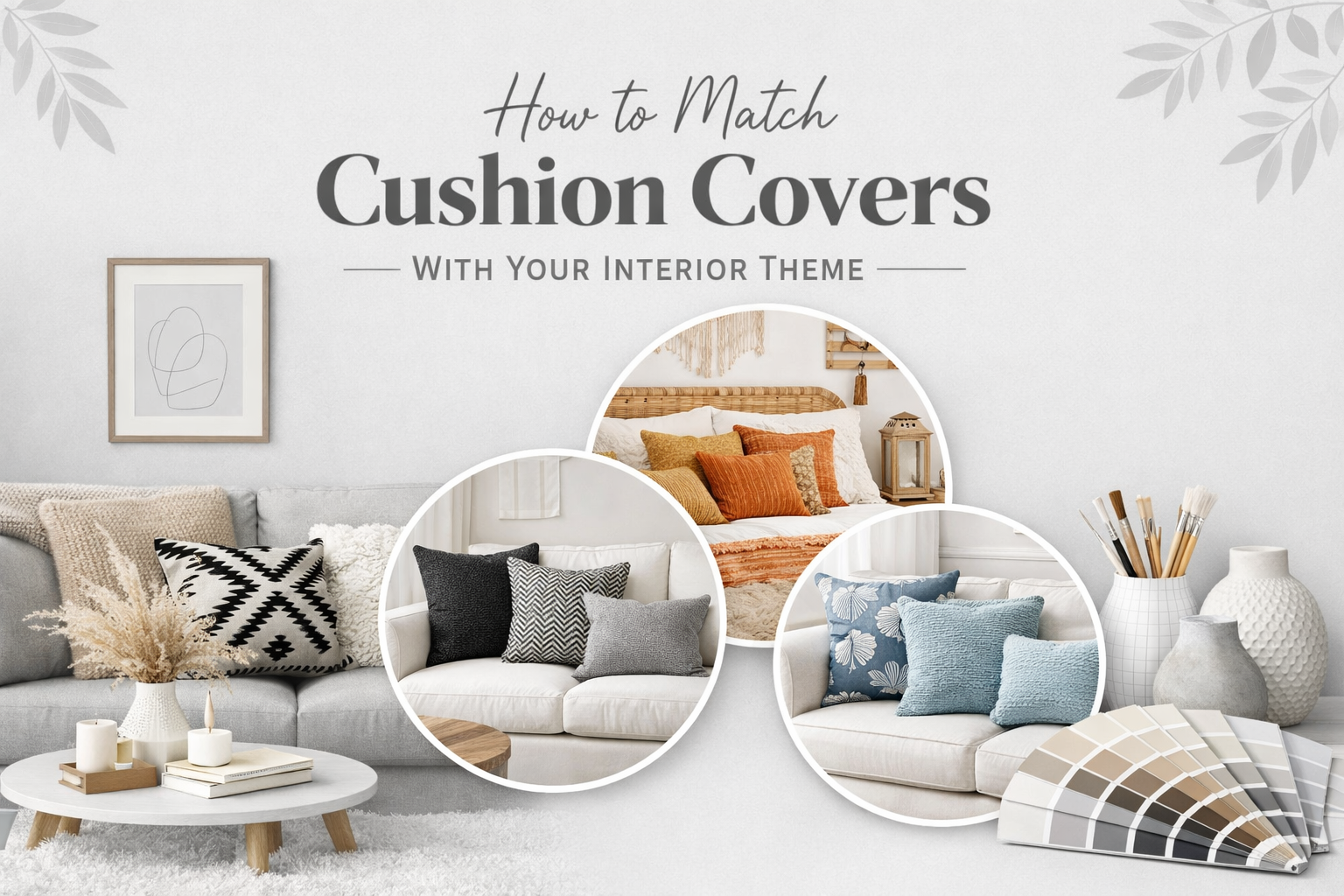 Match Cushion Covers With Your Interior Theme