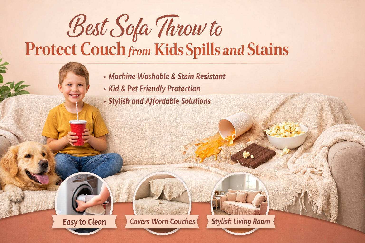 protect couch from kids spills and stains