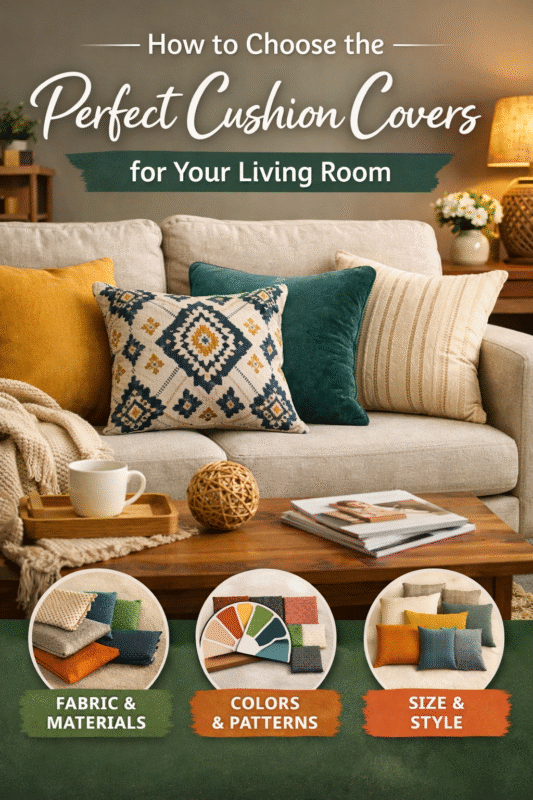 Choose the Perfect Cushion Covers for Your Living Room