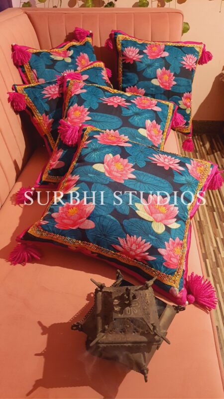 Neel Kamal Cushion Cover