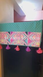 Sky and Mint Fridge Top Cover