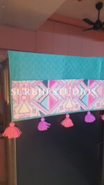 Sky and Mint Fridge Top Cover