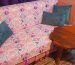Lavender Thick Handloom Sofa Cover